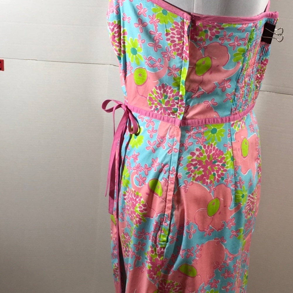 Lilly Pulitzer pink elephant Elefrance dress - Picture 5 of 8